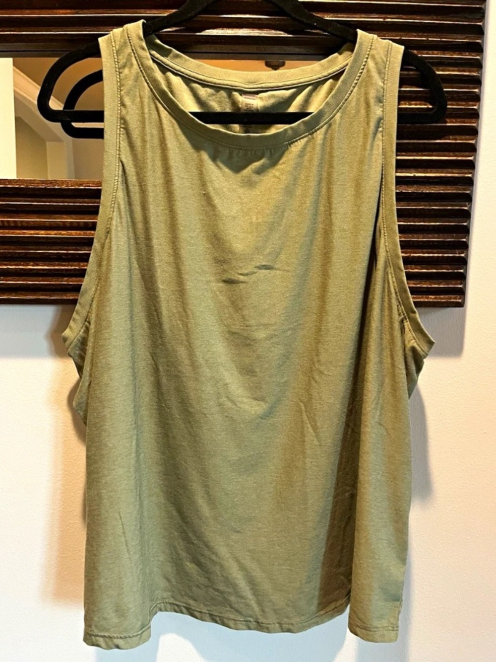 Beyond Yoga Featherweight Rebalance High Neck Tank Top - Olive Green 3X